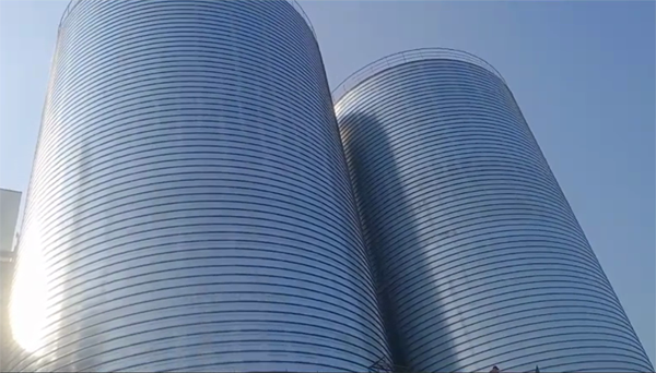 防城港2座混凝土高架卷板仓